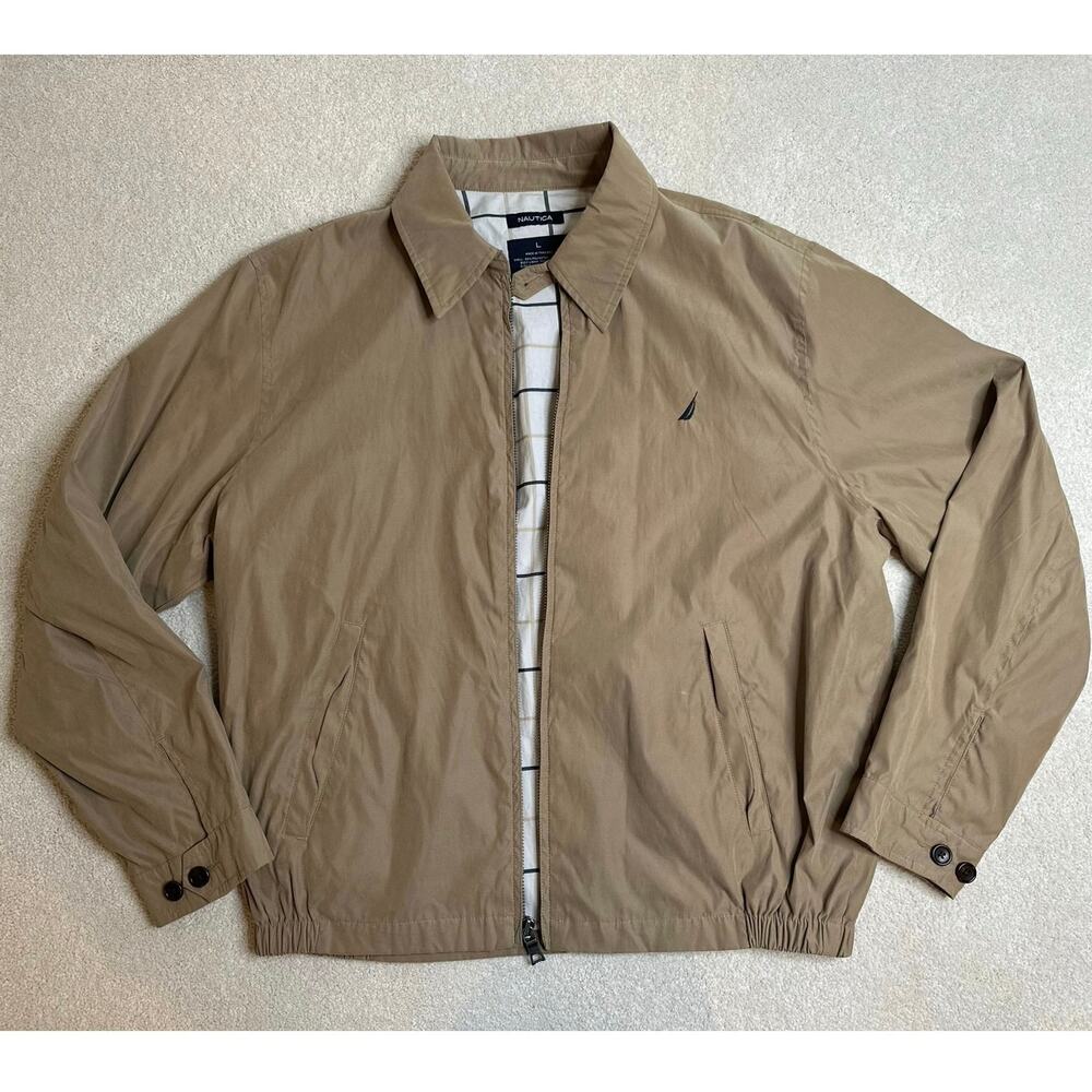 Nautica: Tan Windbreaker Jacket
